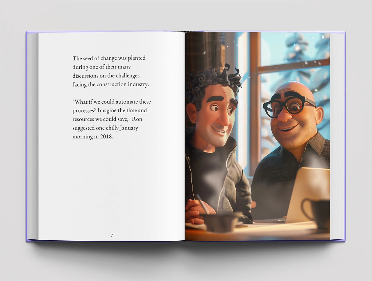 Main visual for SaaS Brand Identity project
