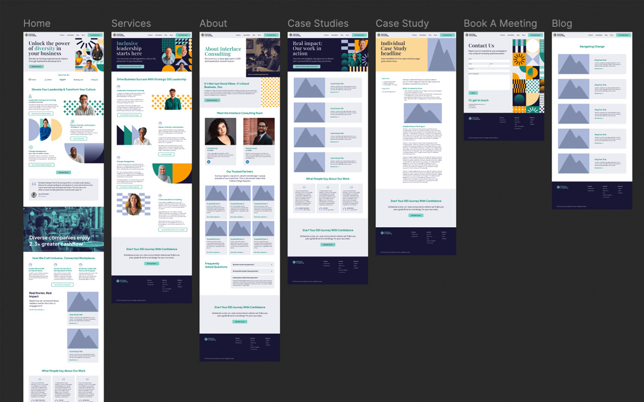 Main visual for SaaS Brand Identity project