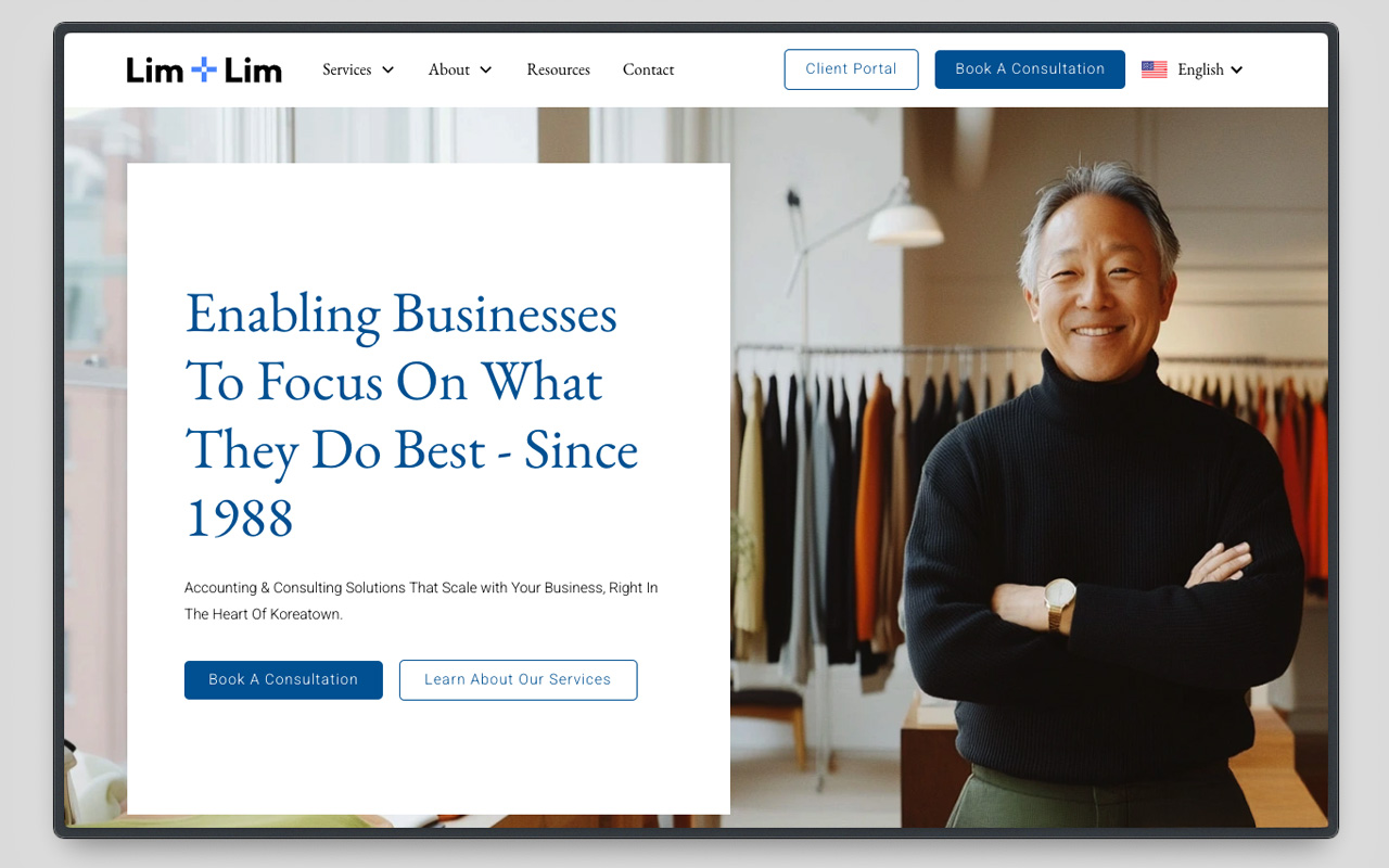 Lim and Lim Website